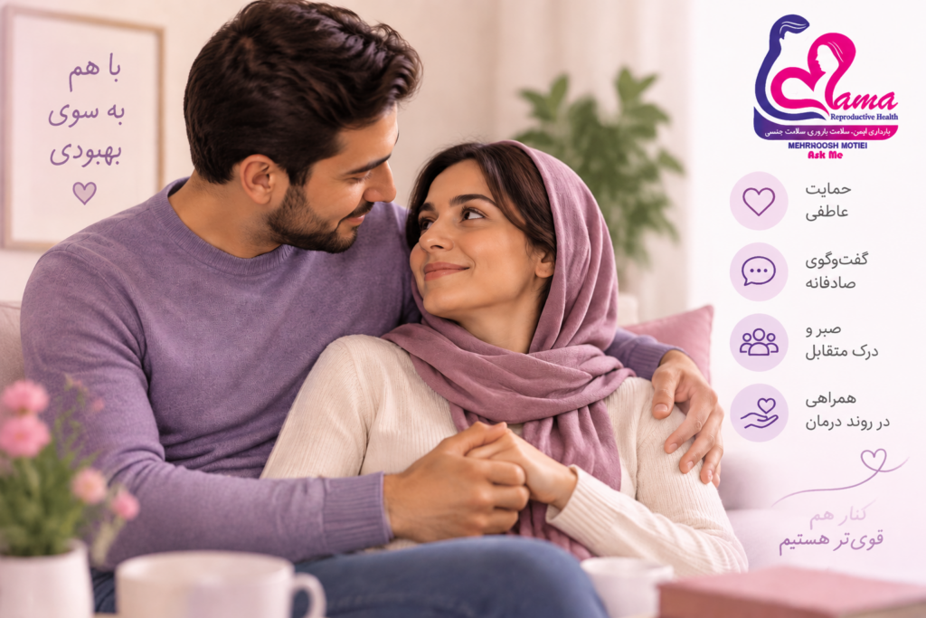 نقش همسر در درمان واژینیسموس
